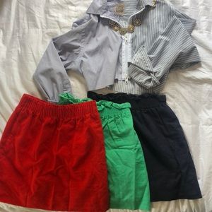 3 pack J Crew Sidewalk Skirts